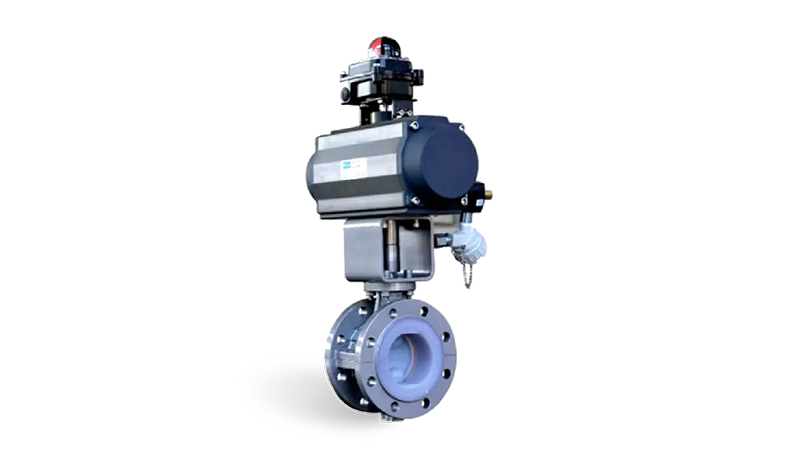 The eccentric butterfly valve is a form of commercial valve